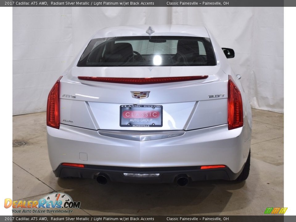 2017 Cadillac ATS AWD Radiant Silver Metallic / Light Platinum w/Jet Black Accents Photo #3