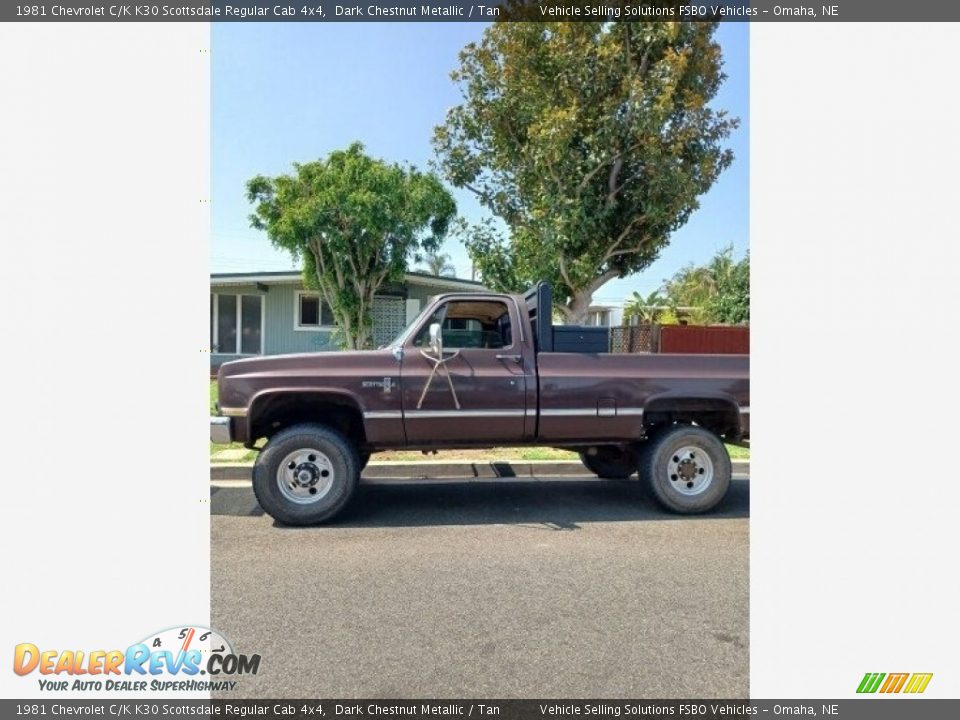 Dark Chestnut Metallic 1981 Chevrolet C/K K30 Scottsdale Regular Cab 4x4 Photo #8