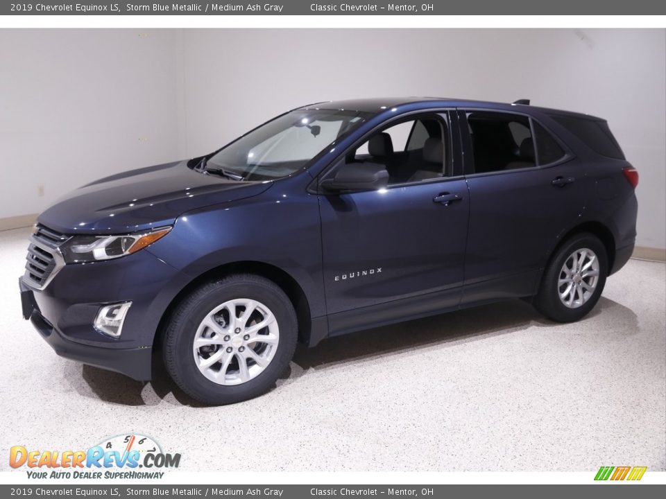 2019 Chevrolet Equinox LS Storm Blue Metallic / Medium Ash Gray Photo #3