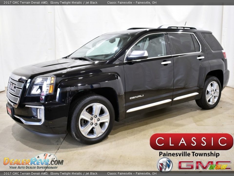 2017 GMC Terrain Denali AWD Ebony Twilight Metallic / Jet Black Photo #1