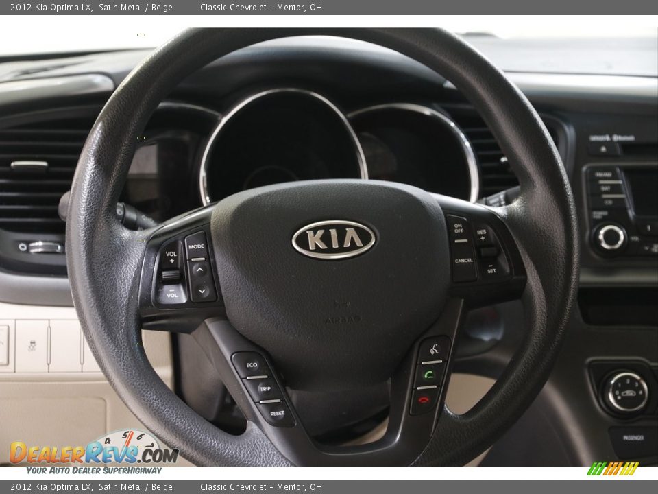 2012 Kia Optima LX Satin Metal / Beige Photo #7