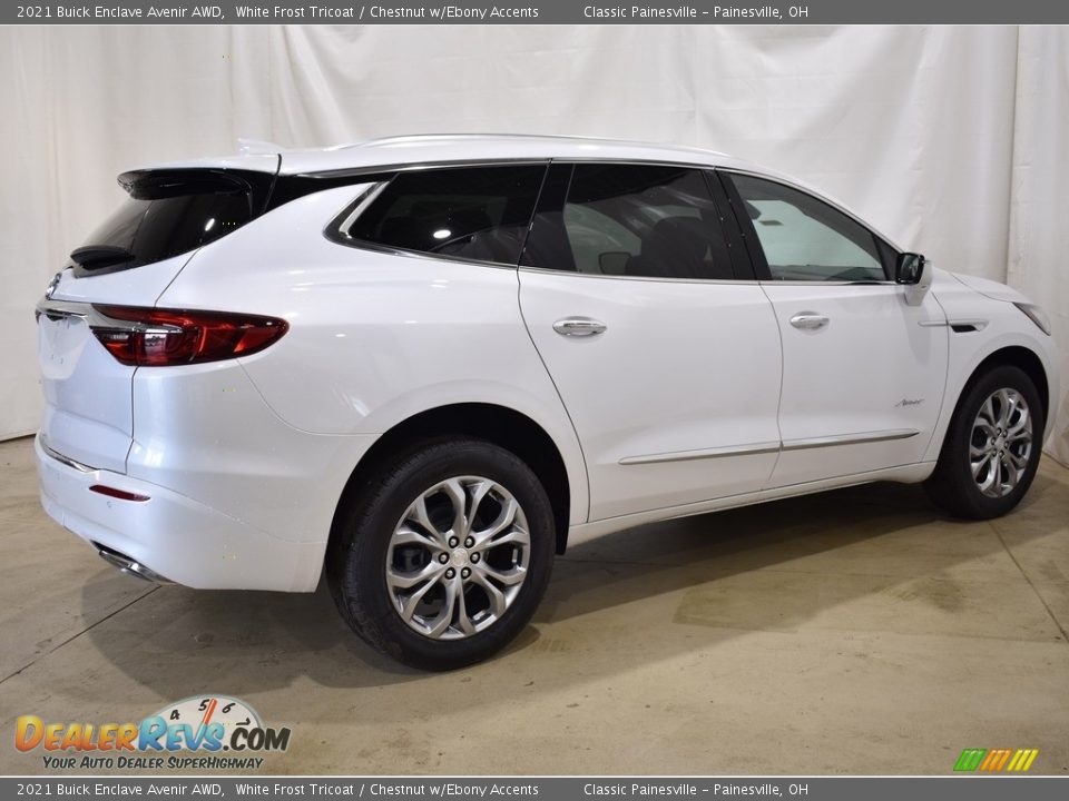 2021 Buick Enclave Avenir AWD White Frost Tricoat / Chestnut w/Ebony Accents Photo #2