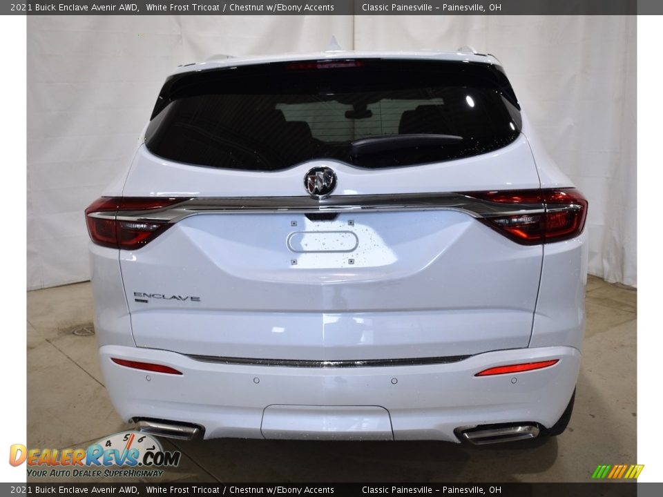 2021 Buick Enclave Avenir AWD White Frost Tricoat / Chestnut w/Ebony Accents Photo #3