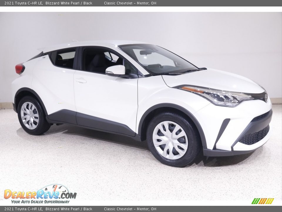 2021 Toyota C-HR LE Blizzard White Pearl / Black Photo #1