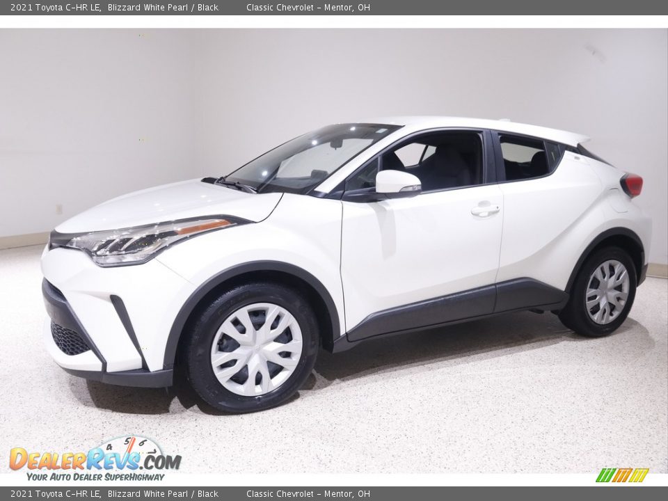 Blizzard White Pearl 2021 Toyota C-HR LE Photo #3