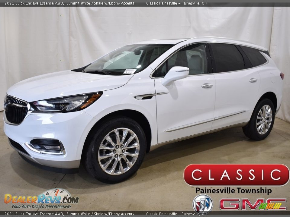 2021 Buick Enclave Essence AWD Summit White / Shale w/Ebony Accents Photo #1