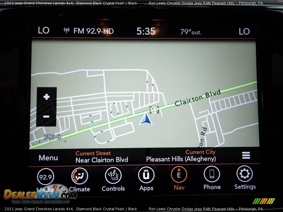 Navigation of 2021 Jeep Grand Cherokee Laredo 4x4 Photo #18