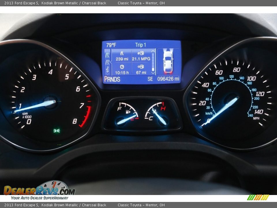 2013 Ford Escape S Kodiak Brown Metallic / Charcoal Black Photo #8