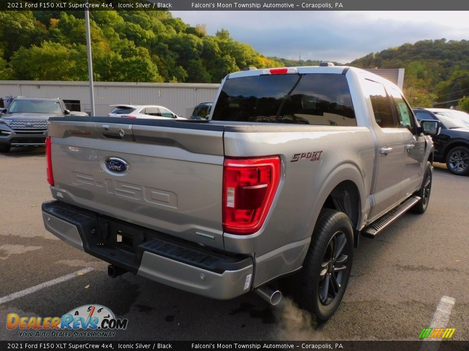 2021 Ford F150 XLT SuperCrew 4x4 Iconic Silver / Black Photo #2