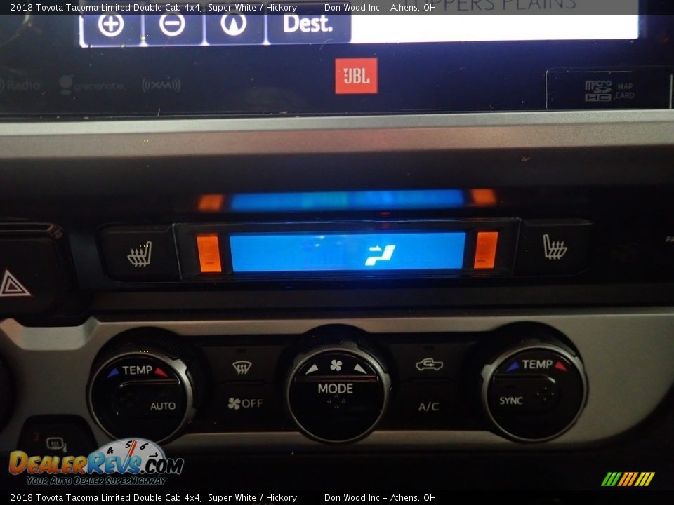 2018 Toyota Tacoma Limited Double Cab 4x4 Super White / Hickory Photo #3