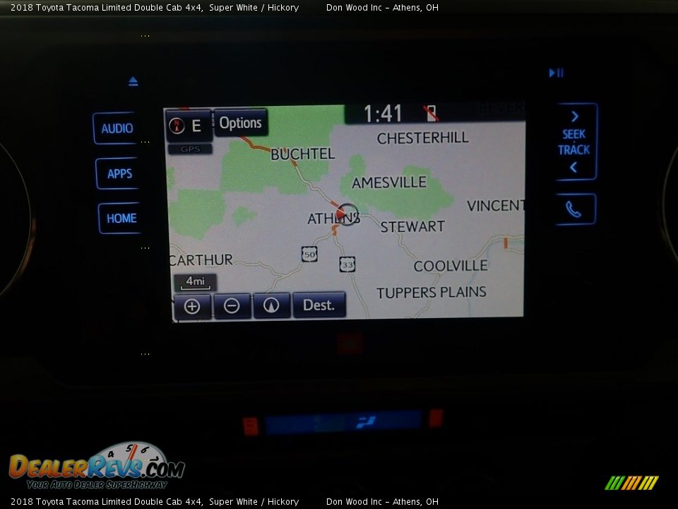 2018 Toyota Tacoma Limited Double Cab 4x4 Super White / Hickory Photo #4