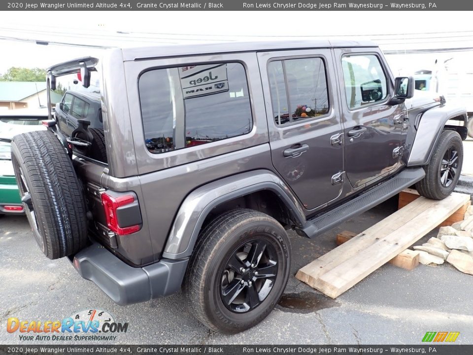 2020 Jeep Wrangler Unlimited Altitude 4x4 Granite Crystal Metallic / Black Photo #6