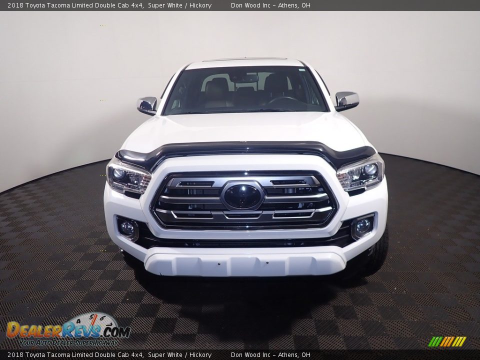2018 Toyota Tacoma Limited Double Cab 4x4 Super White / Hickory Photo #8