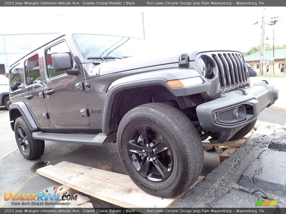 2020 Jeep Wrangler Unlimited Altitude 4x4 Granite Crystal Metallic / Black Photo #8