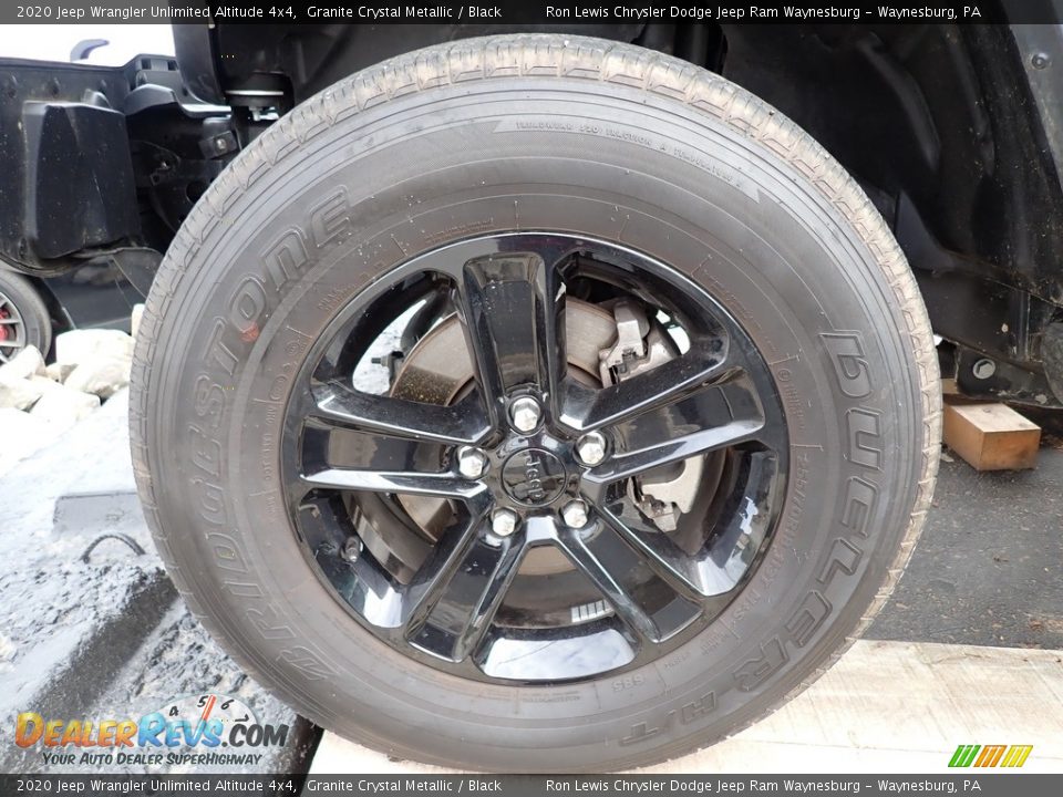 2020 Jeep Wrangler Unlimited Altitude 4x4 Granite Crystal Metallic / Black Photo #10