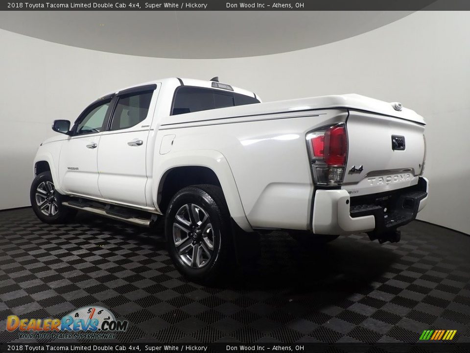 2018 Toyota Tacoma Limited Double Cab 4x4 Super White / Hickory Photo #14