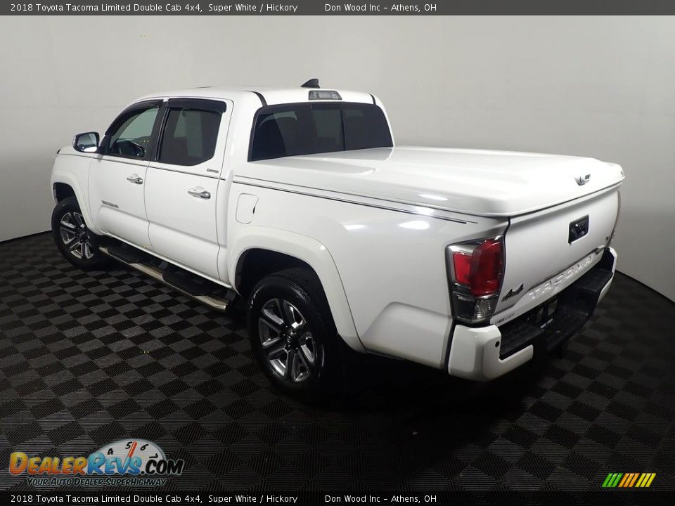 2018 Toyota Tacoma Limited Double Cab 4x4 Super White / Hickory Photo #15