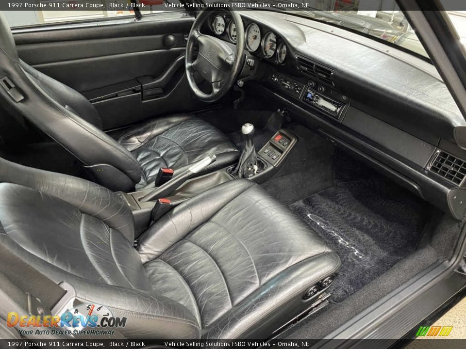 1997 Porsche 911 Carrera Coupe Black / Black Photo #2