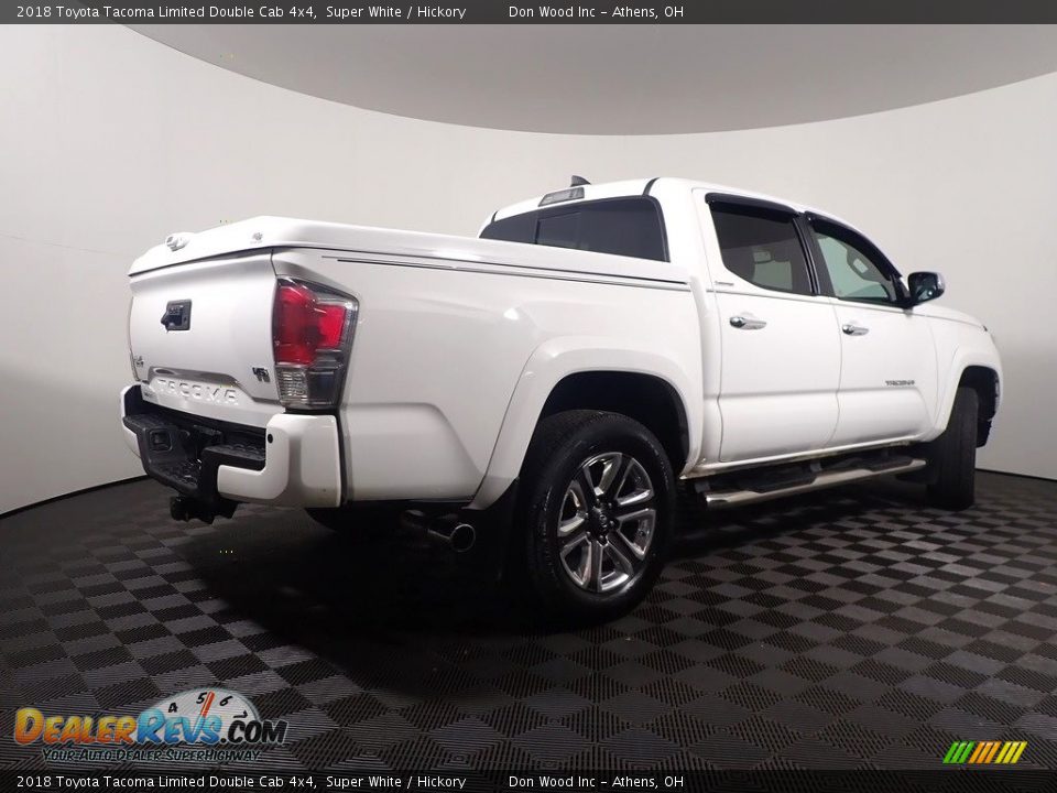 2018 Toyota Tacoma Limited Double Cab 4x4 Super White / Hickory Photo #18
