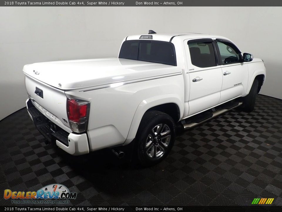 2018 Toyota Tacoma Limited Double Cab 4x4 Super White / Hickory Photo #19
