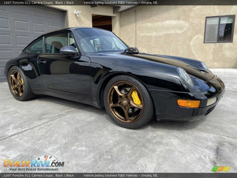 1997 Porsche 911 Carrera Coupe Black / Black Photo #5