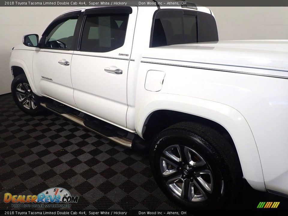 2018 Toyota Tacoma Limited Double Cab 4x4 Super White / Hickory Photo #20