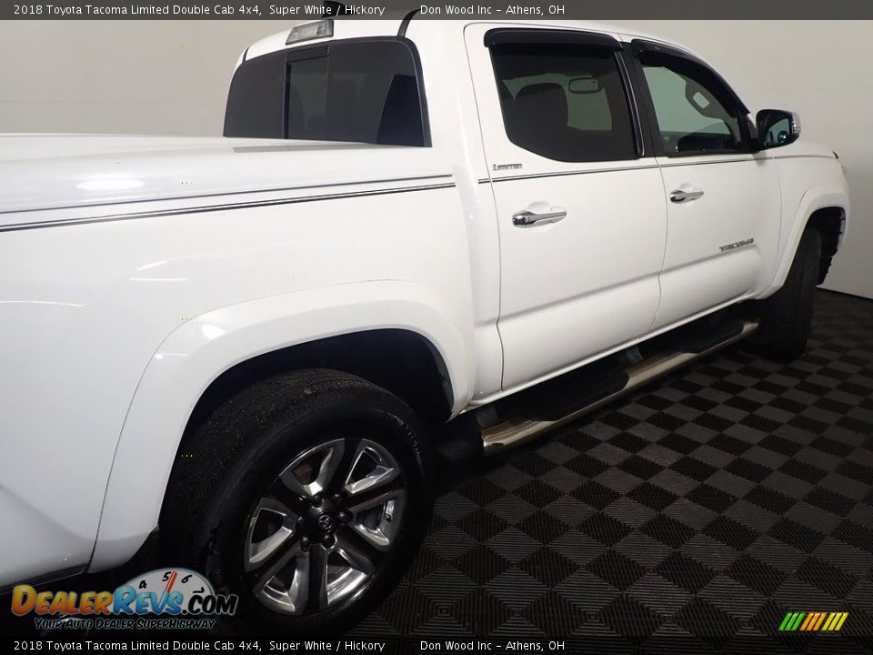 2018 Toyota Tacoma Limited Double Cab 4x4 Super White / Hickory Photo #21