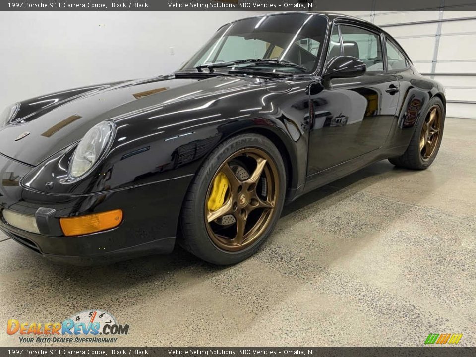 1997 Porsche 911 Carrera Coupe Black / Black Photo #7