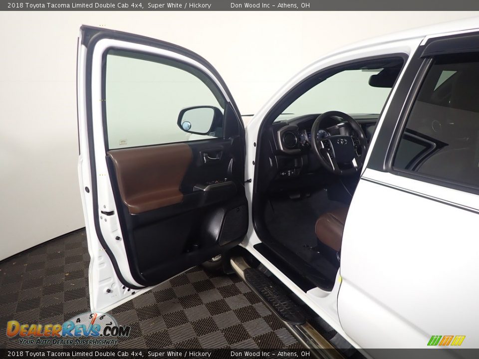 2018 Toyota Tacoma Limited Double Cab 4x4 Super White / Hickory Photo #22