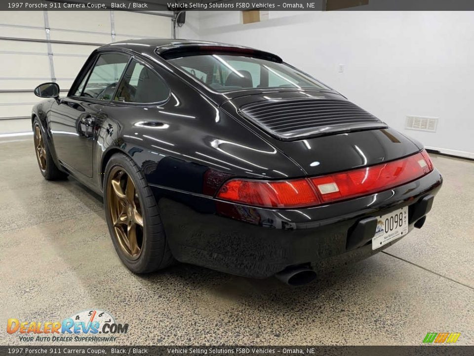 1997 Porsche 911 Carrera Coupe Black / Black Photo #8