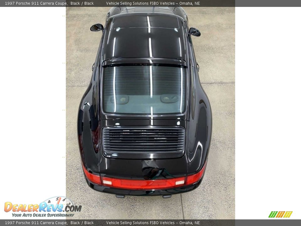 1997 Porsche 911 Carrera Coupe Black / Black Photo #9