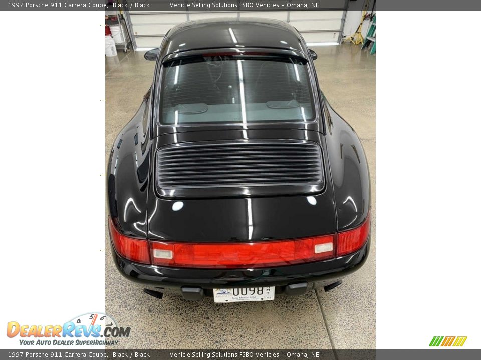 1997 Porsche 911 Carrera Coupe Black / Black Photo #10