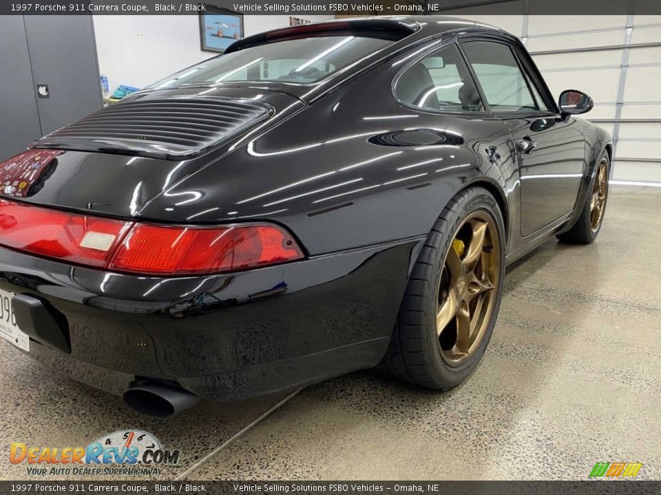 1997 Porsche 911 Carrera Coupe Black / Black Photo #11