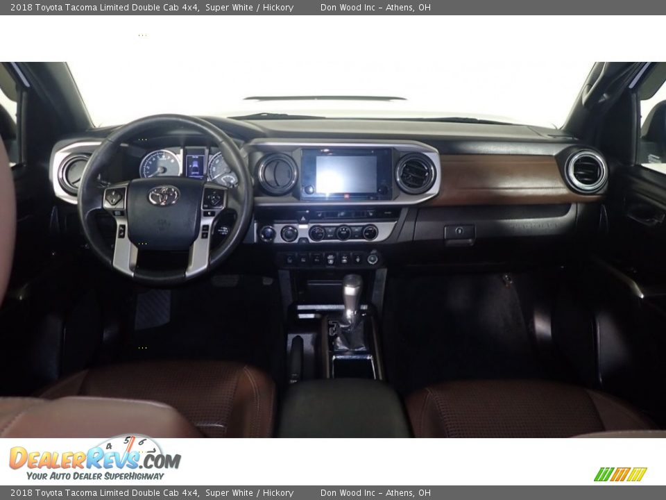 2018 Toyota Tacoma Limited Double Cab 4x4 Super White / Hickory Photo #26