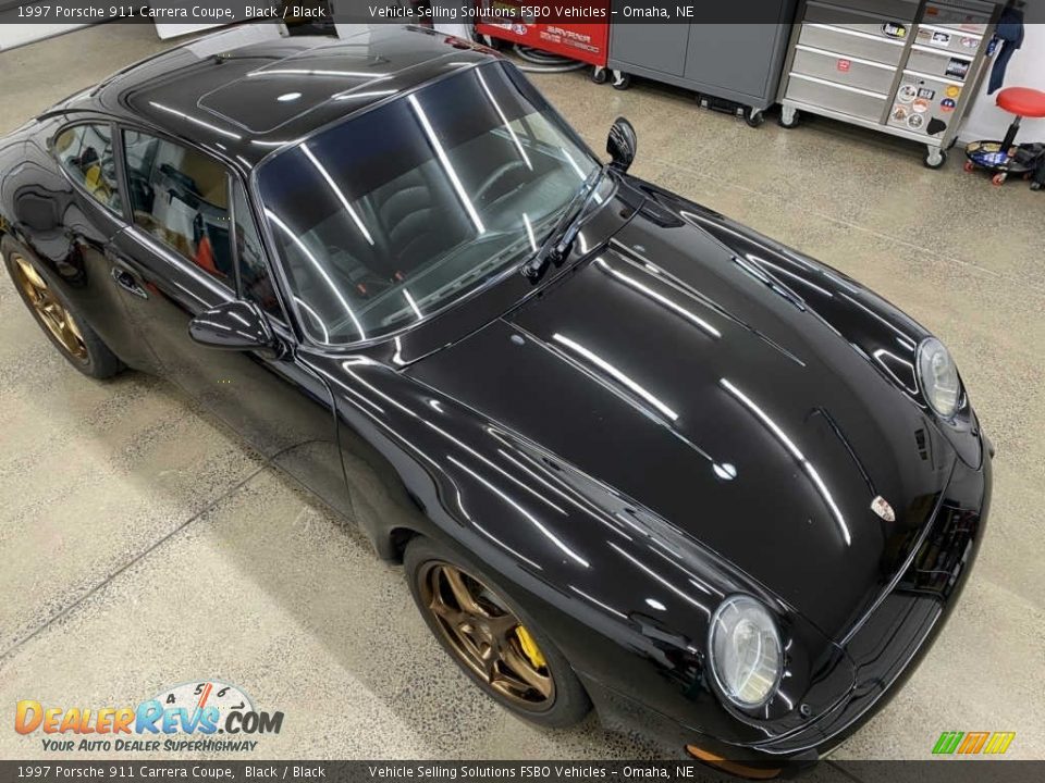 1997 Porsche 911 Carrera Coupe Black / Black Photo #12