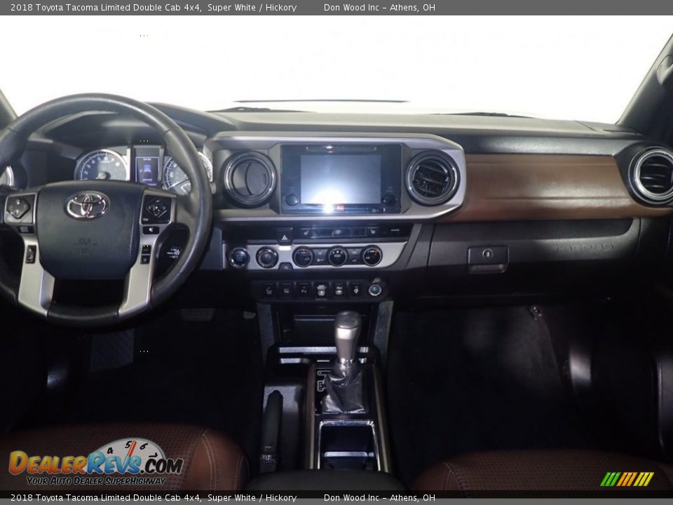 2018 Toyota Tacoma Limited Double Cab 4x4 Super White / Hickory Photo #27