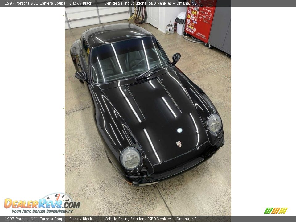 1997 Porsche 911 Carrera Coupe Black / Black Photo #13