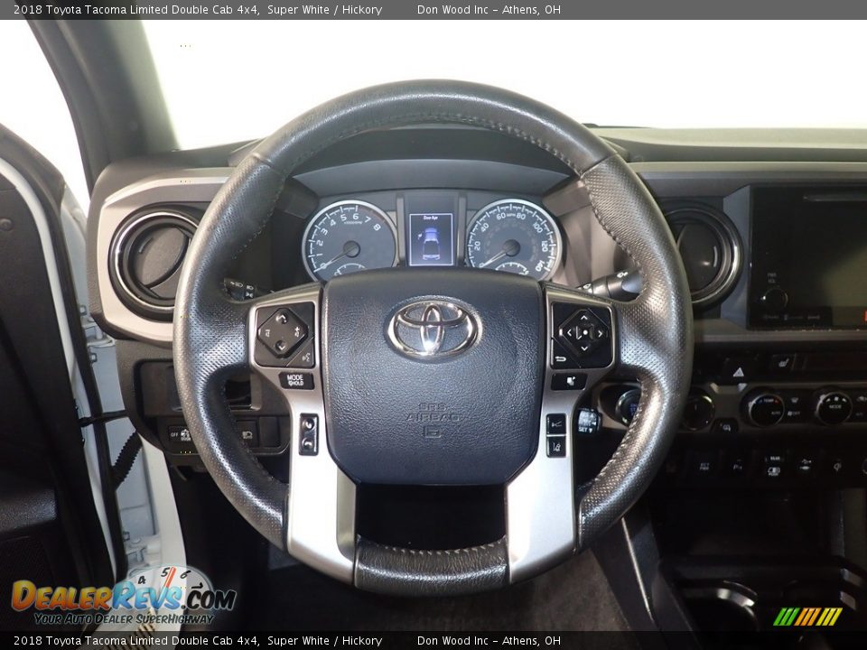 2018 Toyota Tacoma Limited Double Cab 4x4 Super White / Hickory Photo #29