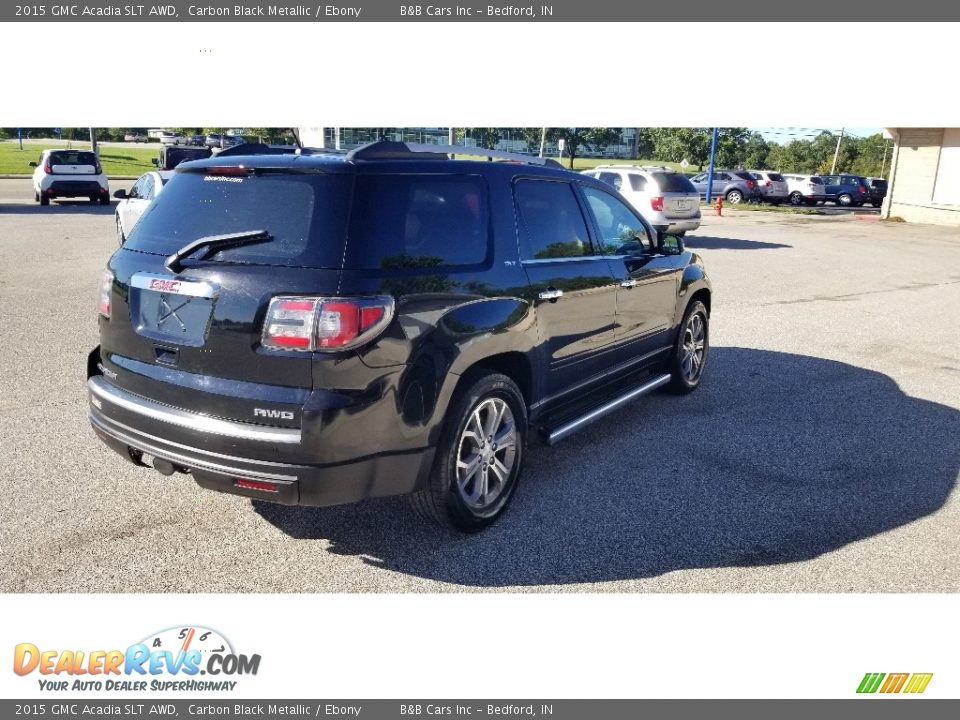 2015 GMC Acadia SLT AWD Carbon Black Metallic / Ebony Photo #5