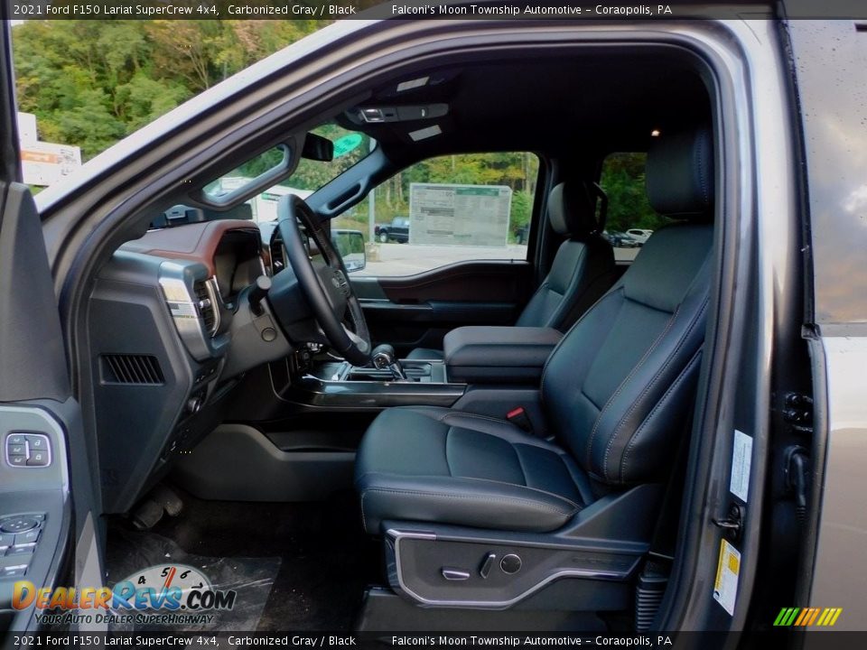 Front Seat of 2021 Ford F150 Lariat SuperCrew 4x4 Photo #11