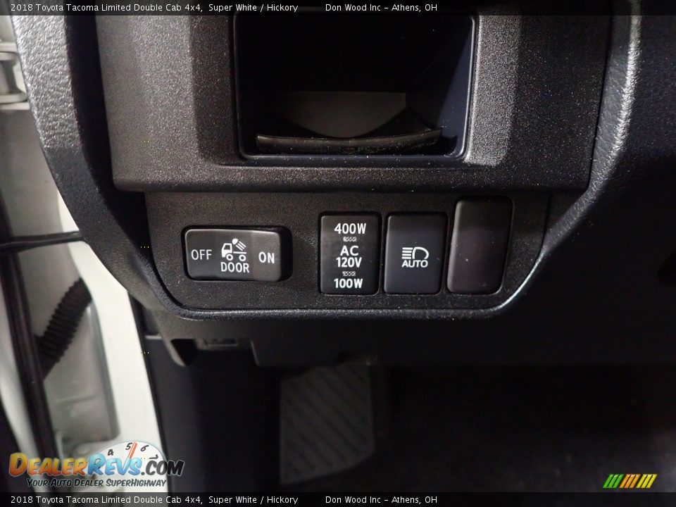 2018 Toyota Tacoma Limited Double Cab 4x4 Super White / Hickory Photo #33