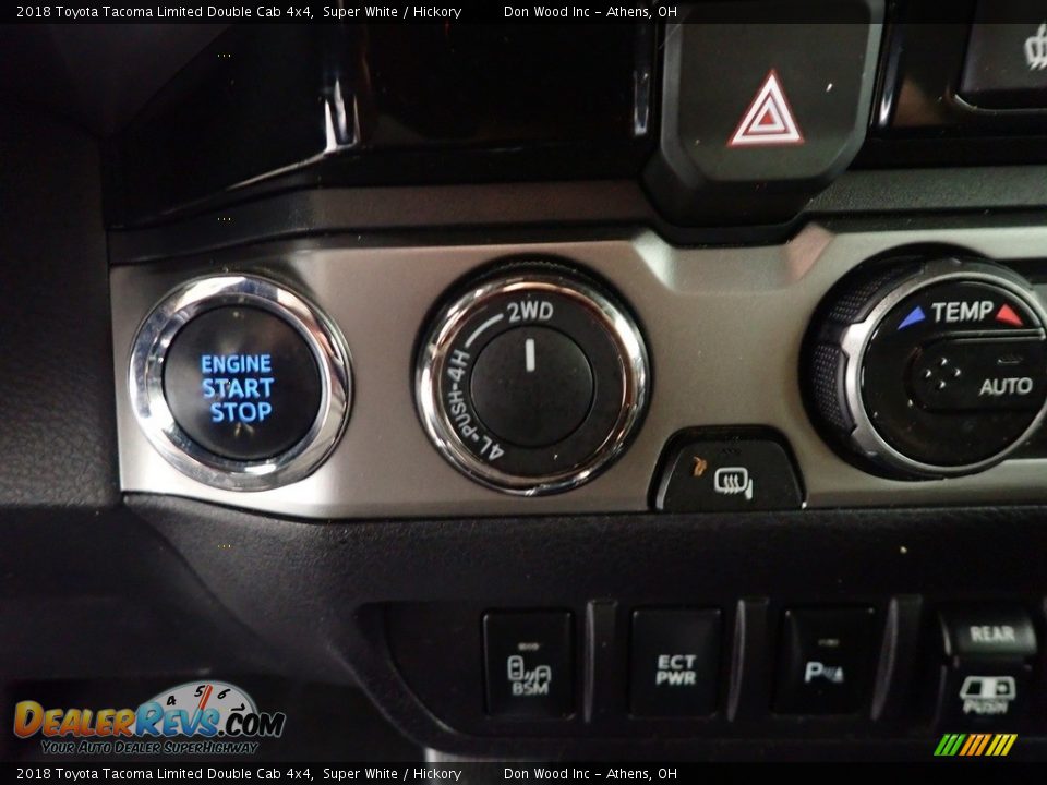 2018 Toyota Tacoma Limited Double Cab 4x4 Super White / Hickory Photo #34