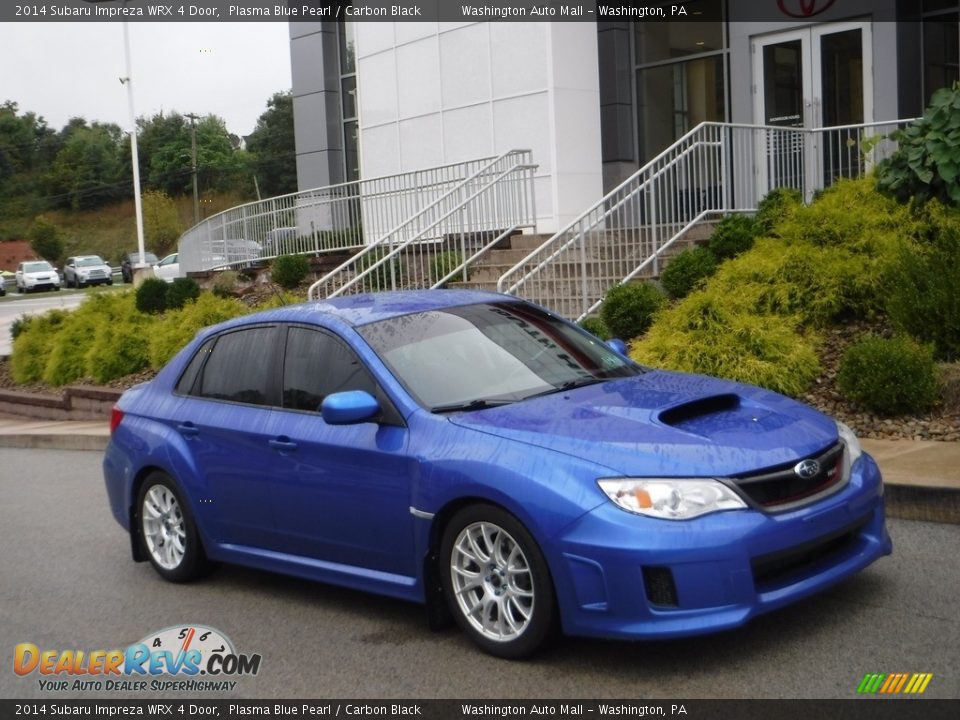 2014 Subaru Impreza WRX 4 Door Plasma Blue Pearl / Carbon Black Photo #1