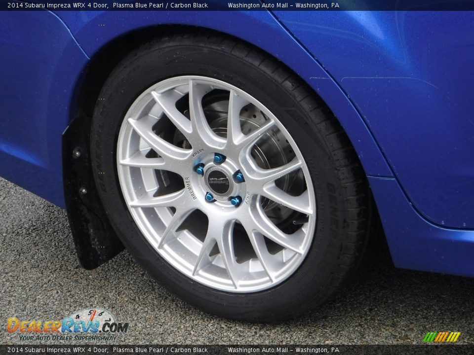 2014 Subaru Impreza WRX 4 Door Plasma Blue Pearl / Carbon Black Photo #3