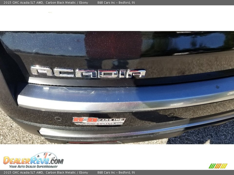 2015 GMC Acadia SLT AWD Carbon Black Metallic / Ebony Photo #12