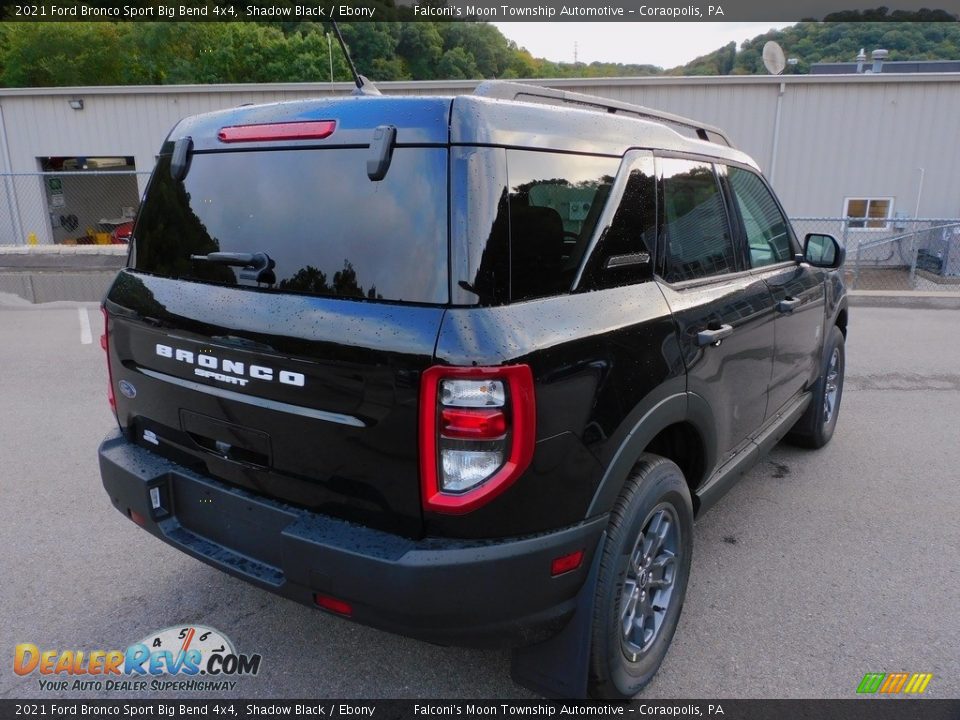 2021 Ford Bronco Sport Big Bend 4x4 Shadow Black / Ebony Photo #2