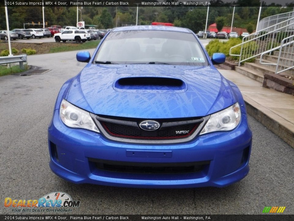 2014 Subaru Impreza WRX 4 Door Plasma Blue Pearl / Carbon Black Photo #12