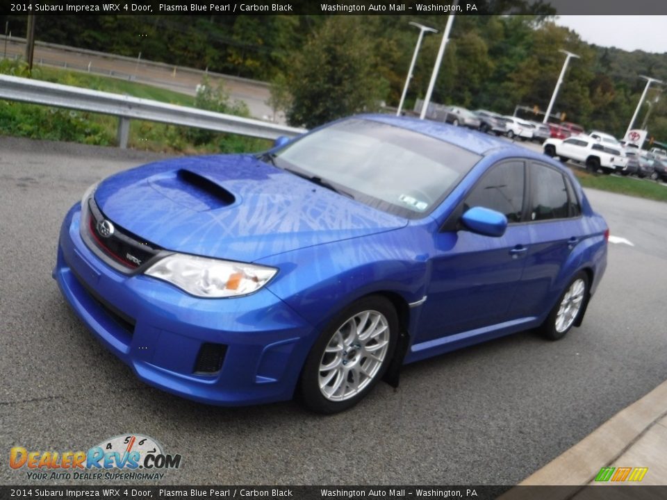 2014 Subaru Impreza WRX 4 Door Plasma Blue Pearl / Carbon Black Photo #13