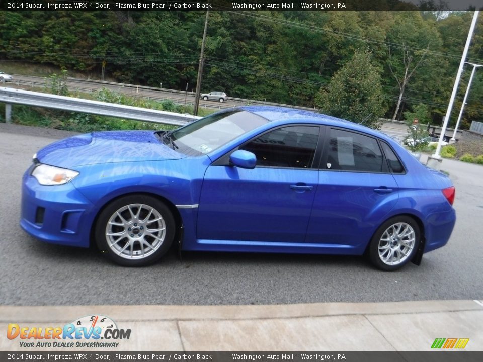 2014 Subaru Impreza WRX 4 Door Plasma Blue Pearl / Carbon Black Photo #14
