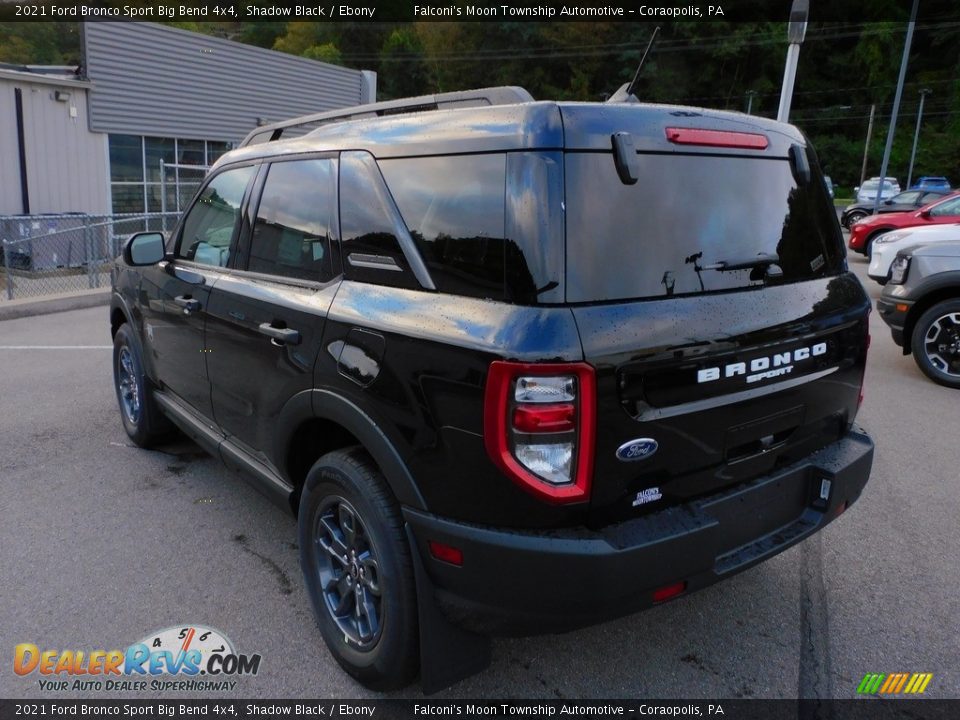 2021 Ford Bronco Sport Big Bend 4x4 Shadow Black / Ebony Photo #5